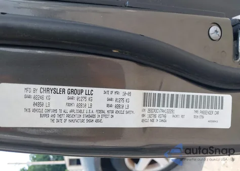 2010 Dodge Charger Sxt from USA, damaged, VIN 2B3CA3CV7AH122291